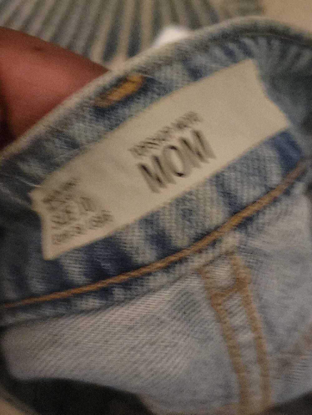 High-Rise Distressed Denim Shorts - Light Blue - Picture 4 of 5